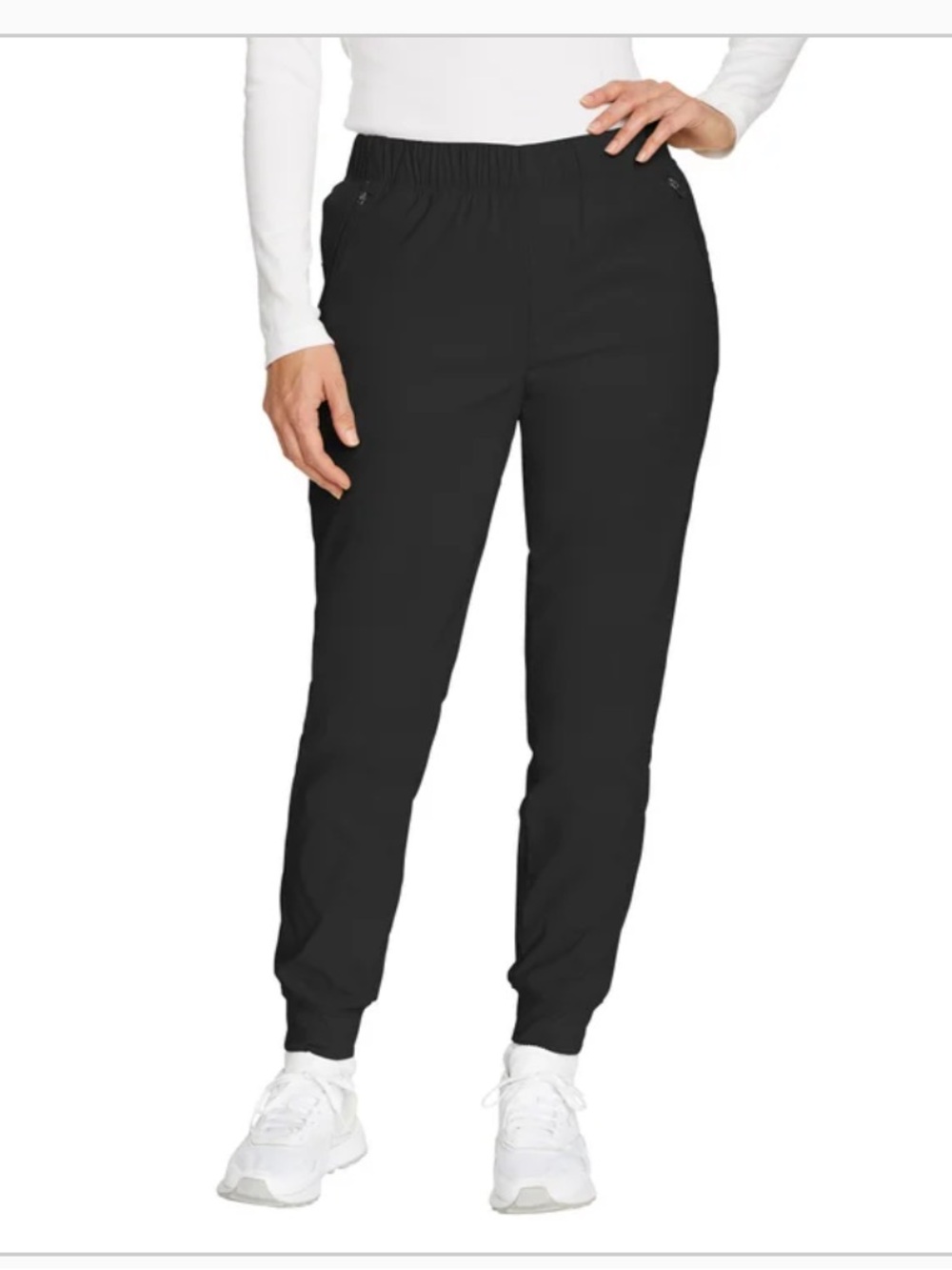Eddie Bauer Fleece-lined Black Jogger Pants